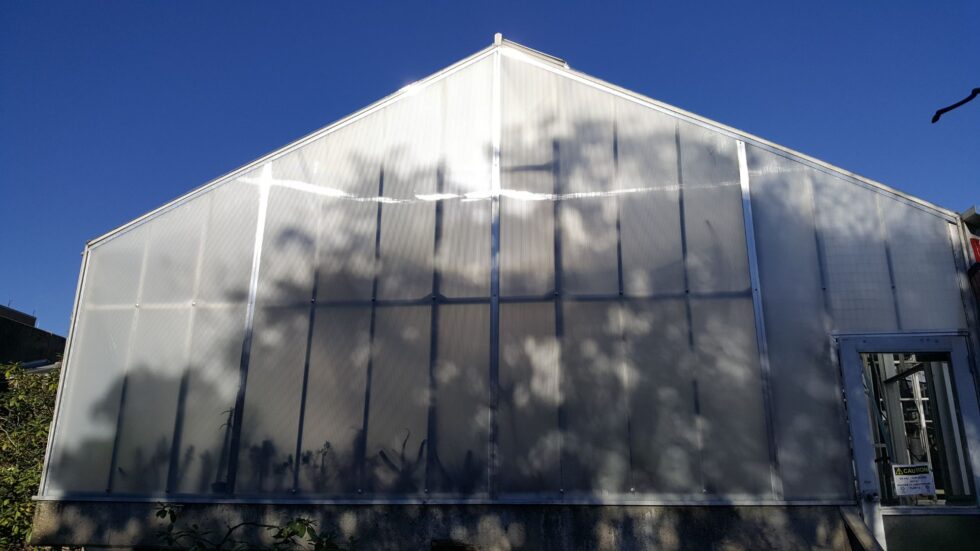 Kent State greenhouse Renovation exterior